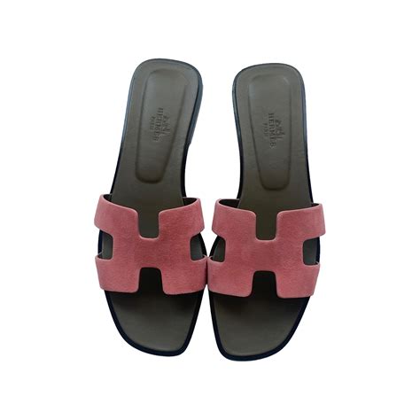 hermes rose du desert|Hermes Oran Sandal Rose Du Desert Goatskin.